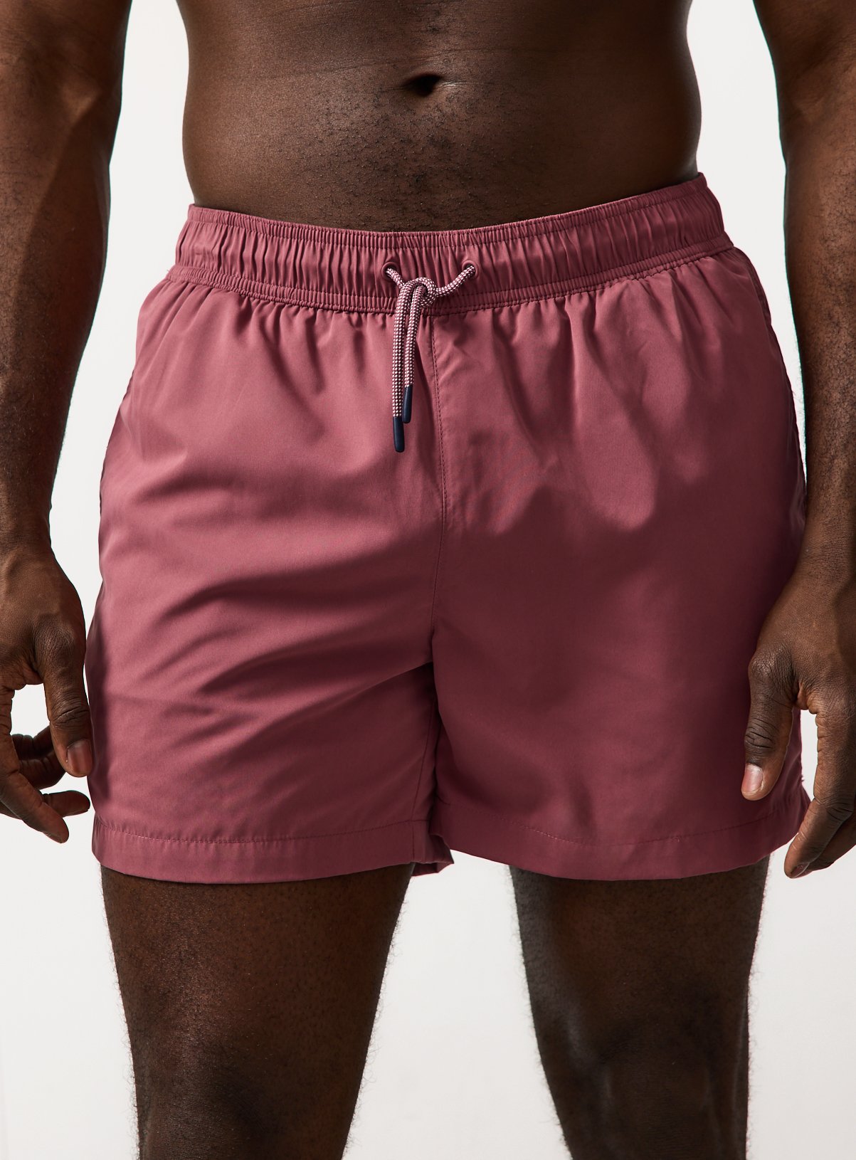 Dark Red Swim Shorts S - Image 1 thumbnail